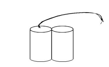 Akku kompatibel Notleuchte Fluchtwegleuchte D 2,4V Pack mit Kabel